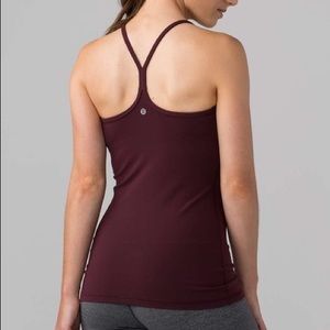 Lululemon  Power Y Tank - Bordeaux Drama (6)